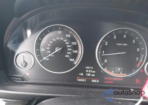 2013 BMW 550I z USA, uszkodzony, nr VIN WBAFR9C57DDX79694